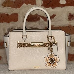 Coach Blake Carryall 25 with Tea Rose Charm